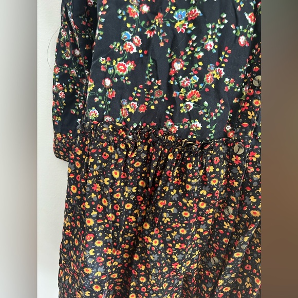 NWOT Maeve Anthropologie Size 10 Marlie Button Front Floral Tunic Mini Dress - Picture 8 of 11